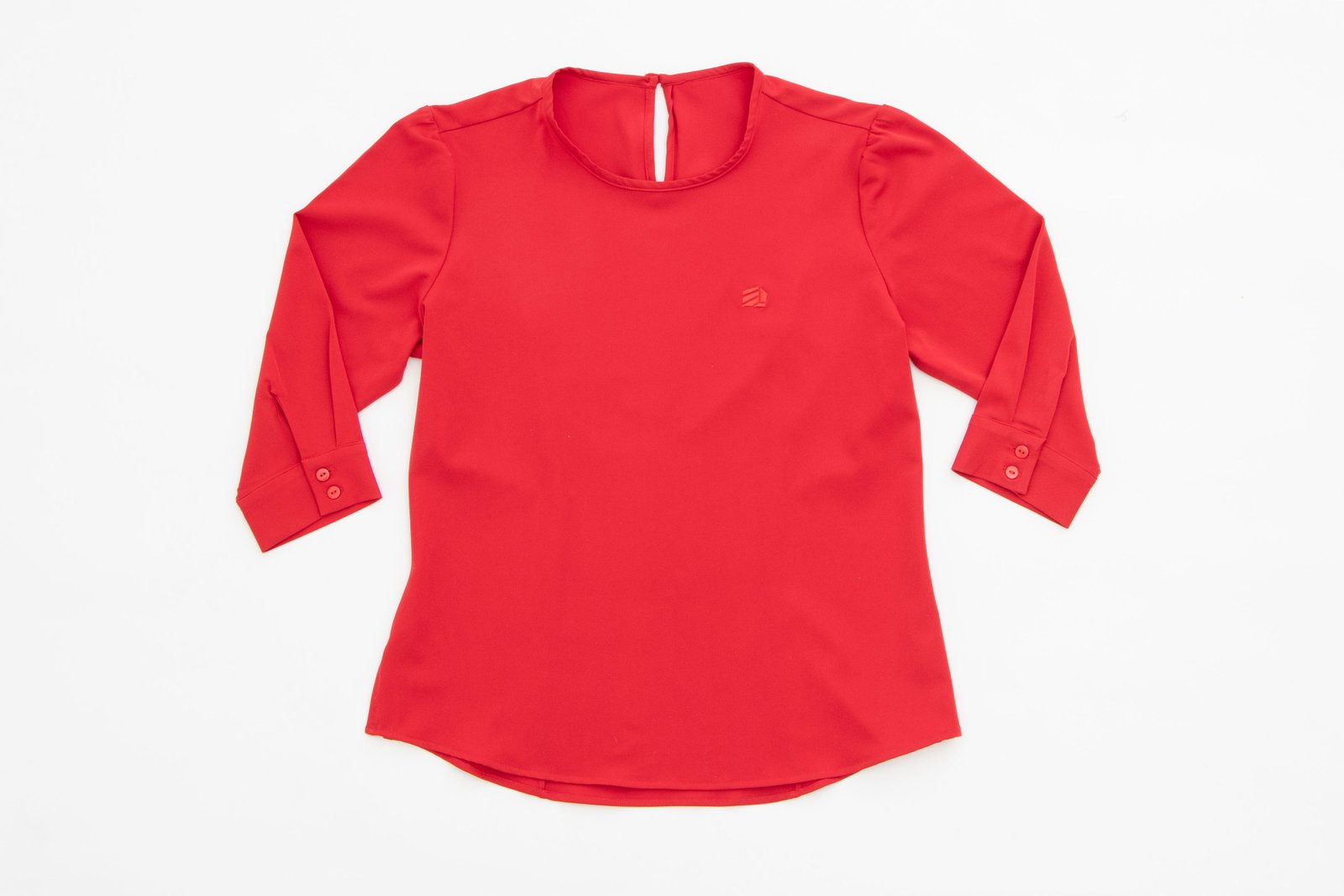 Blusa Roja Manga 3/4