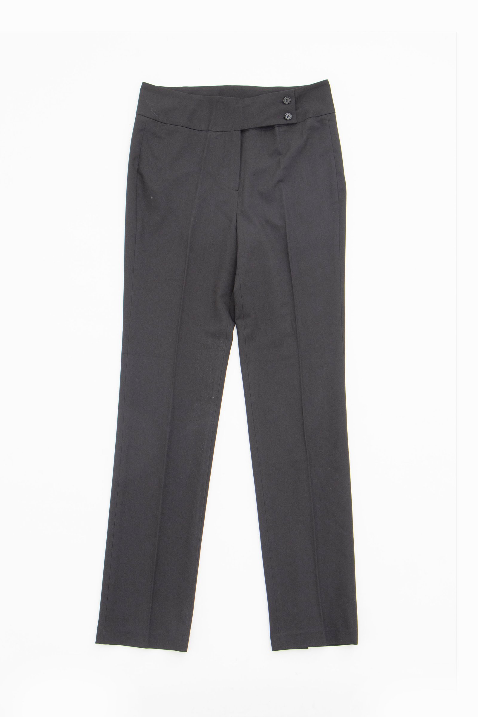 Pantalón formal negro de tela