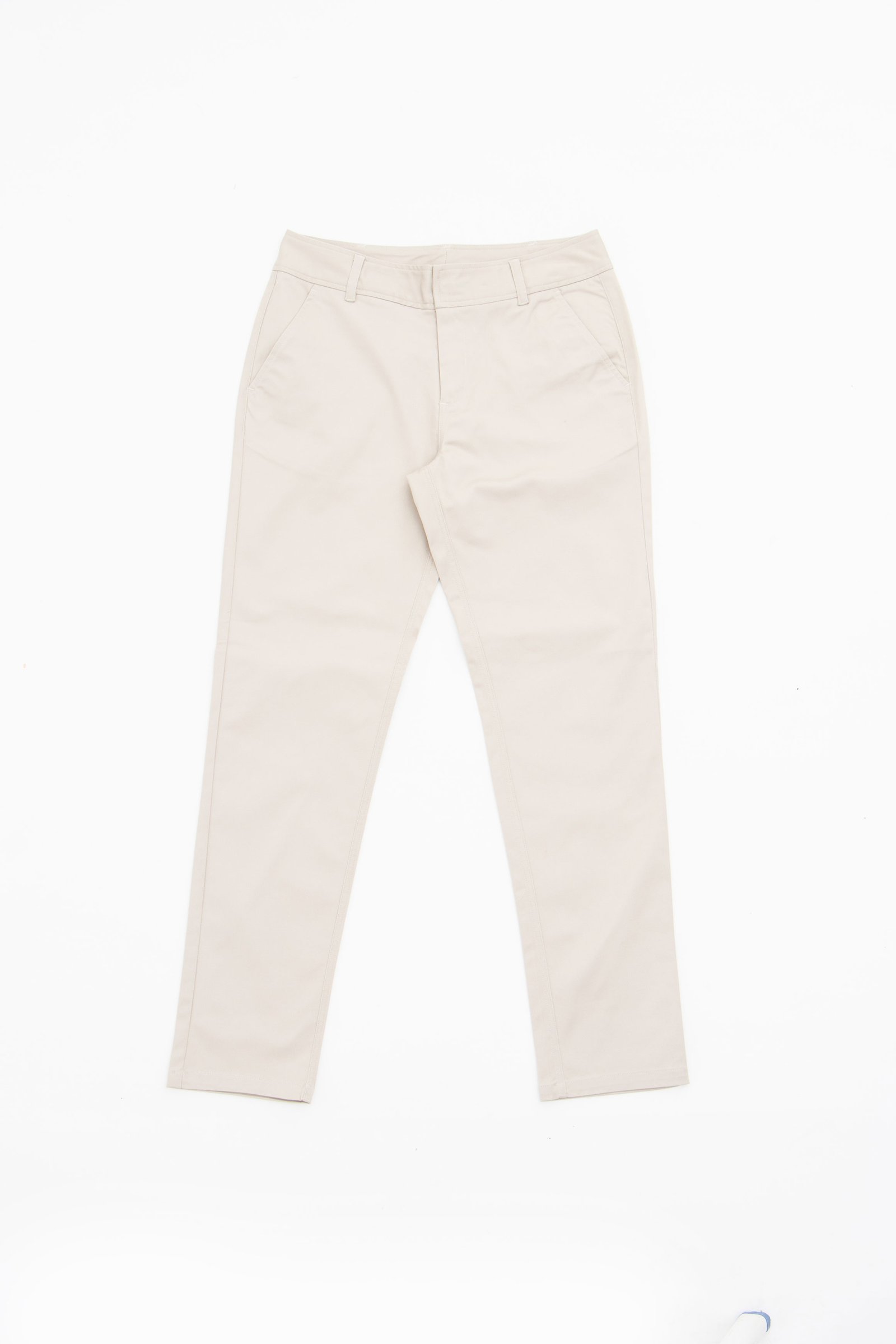 Pantalón gabardina beige