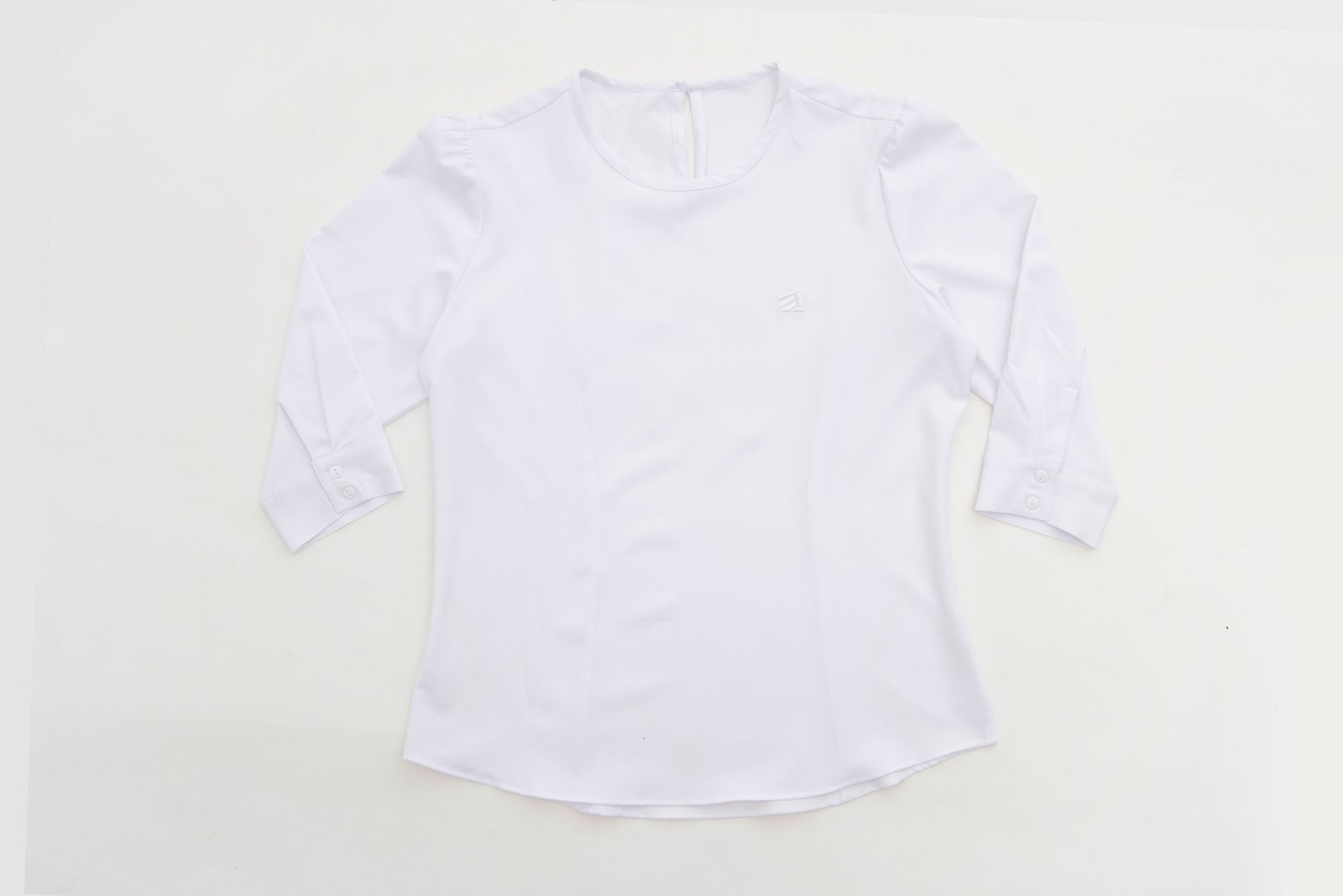 Blusa Blanca Manga 3/4