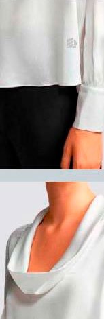 Blusa Blanca Manga Larga