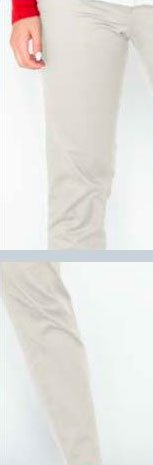 Pantalón gabardina beige