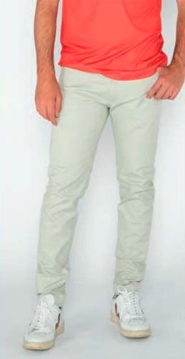 Pantalón gabardina beige